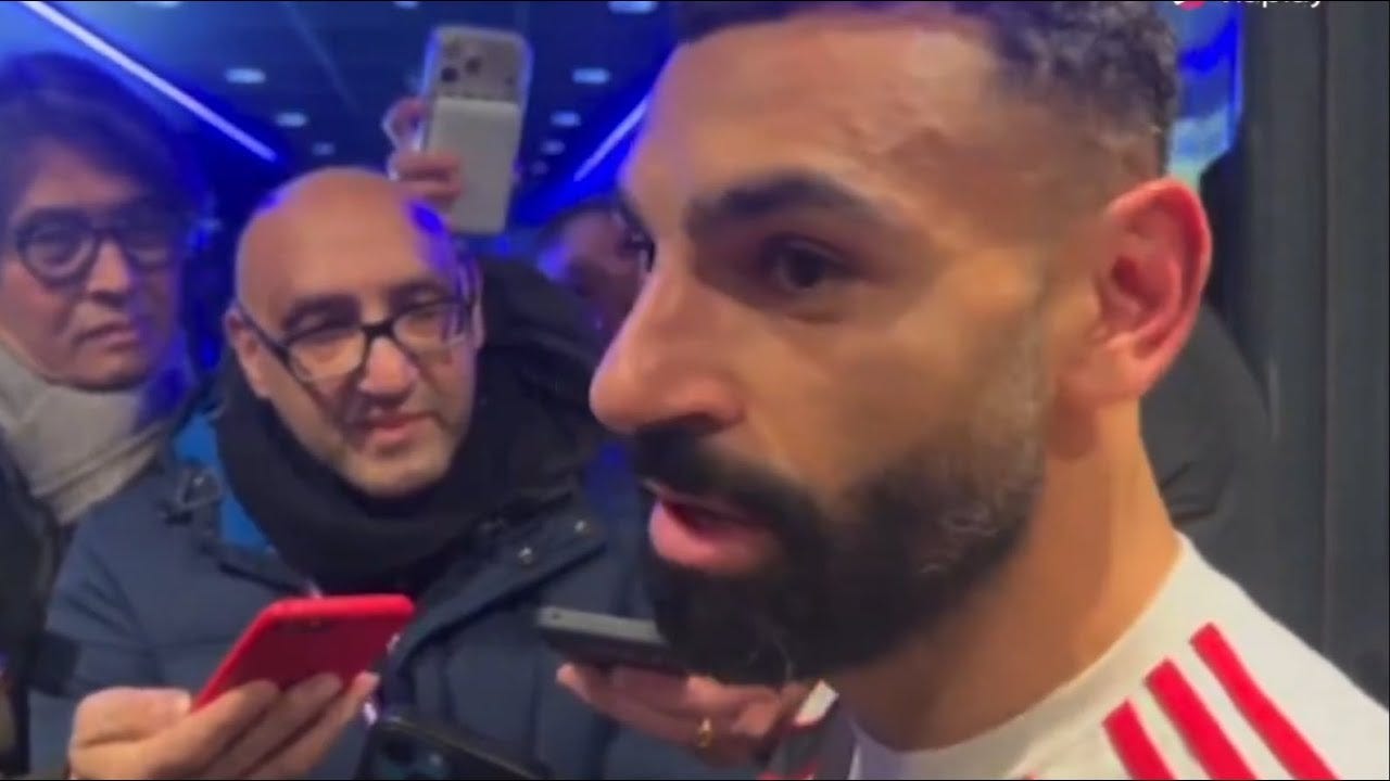 Salah unfiltered in the mixed press zone after not featuring against Leeds
