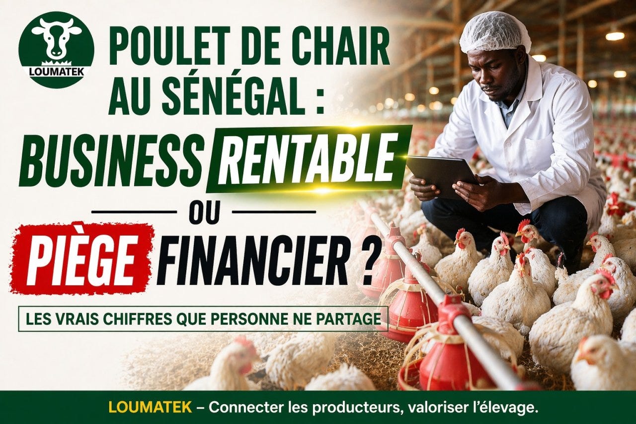 Poulet de chair au Sénégal : business rentable ou piège financier ?