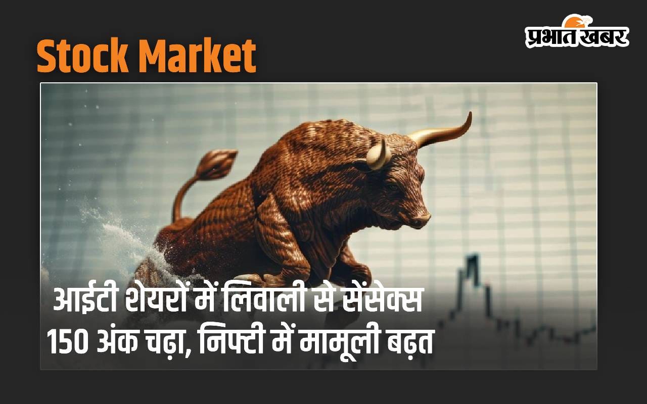 Stock Market: Sensex rose 150 points due to buying in IT stocks, Nifty gained marginally