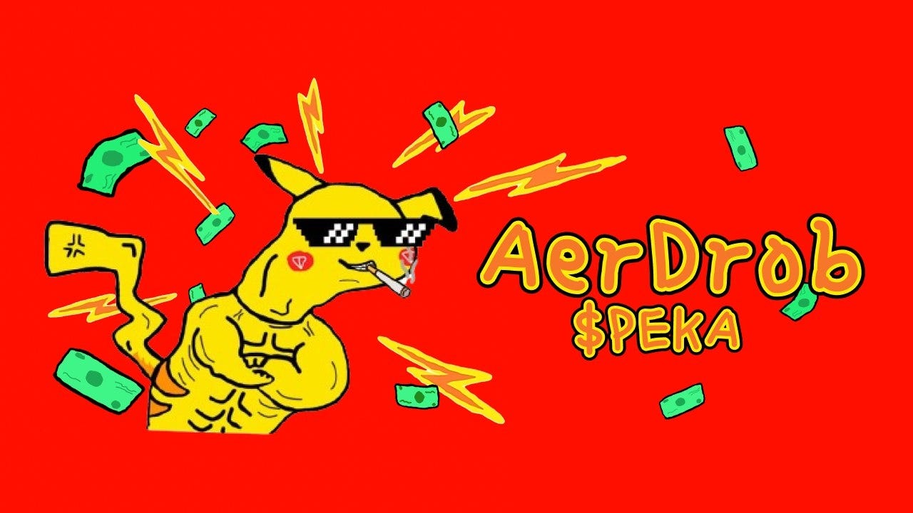 New Airdrop for $PEKA pokemon lovers with cool support from TON