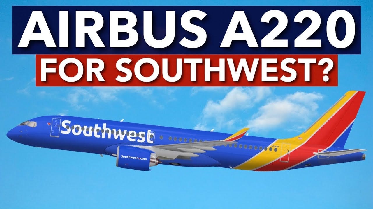 Southwest seriously considering A220 as the next member of it’s fleet