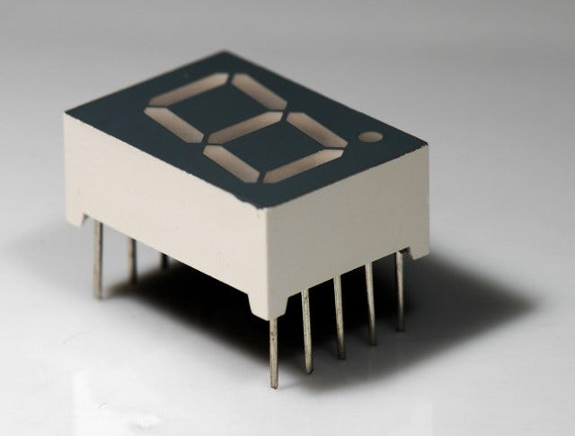 7 segment 2024 display cost