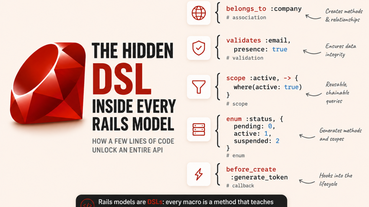 The Hidden DSL Inside Every Rails Model