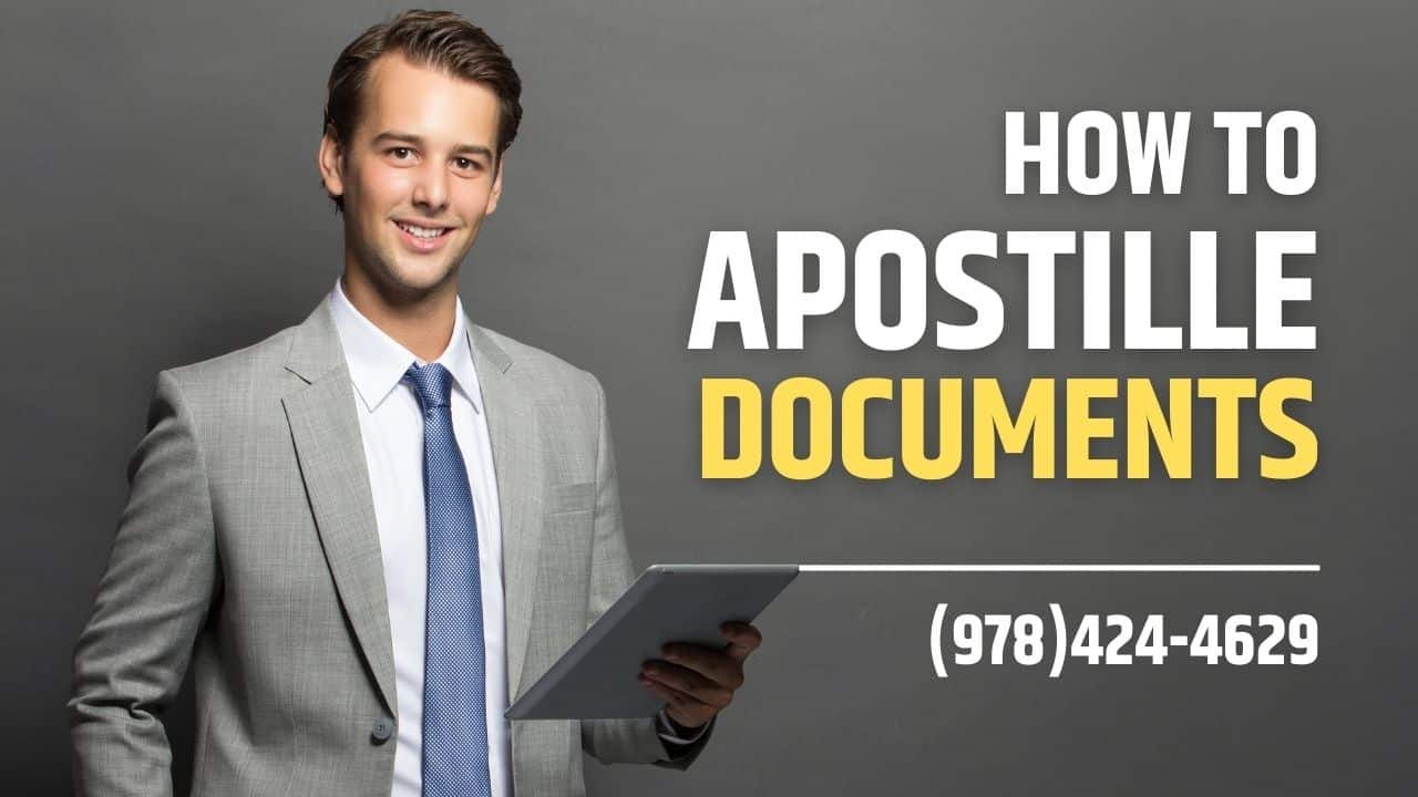 Massachusetts Apostille Service — All-In from $149.95
