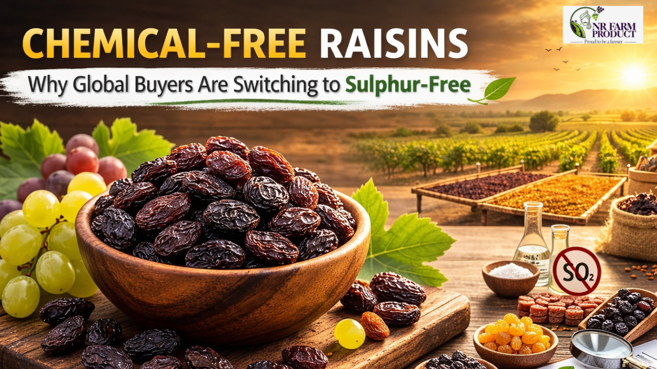 Chemical-Free Raisins: Why Global Buyers Are Switching to Chemical-Free Raisins