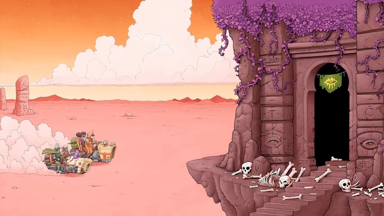 A casual stroll through the Painted Wastelands