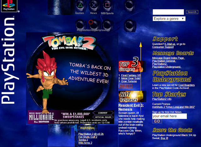 Let s read Sony of America s website from 2000 by Timtrails Retro Game Dad Medium