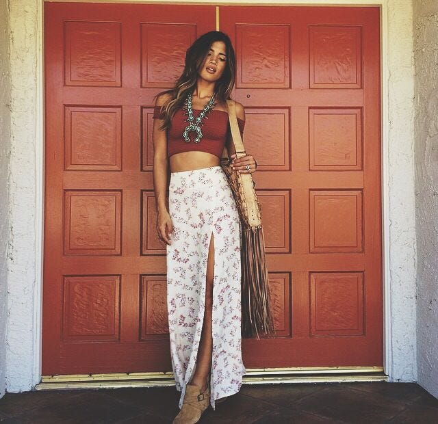 HOW TO GET BOHO STYLE USING ONLY WHAT'S IN YOUR CLOSET