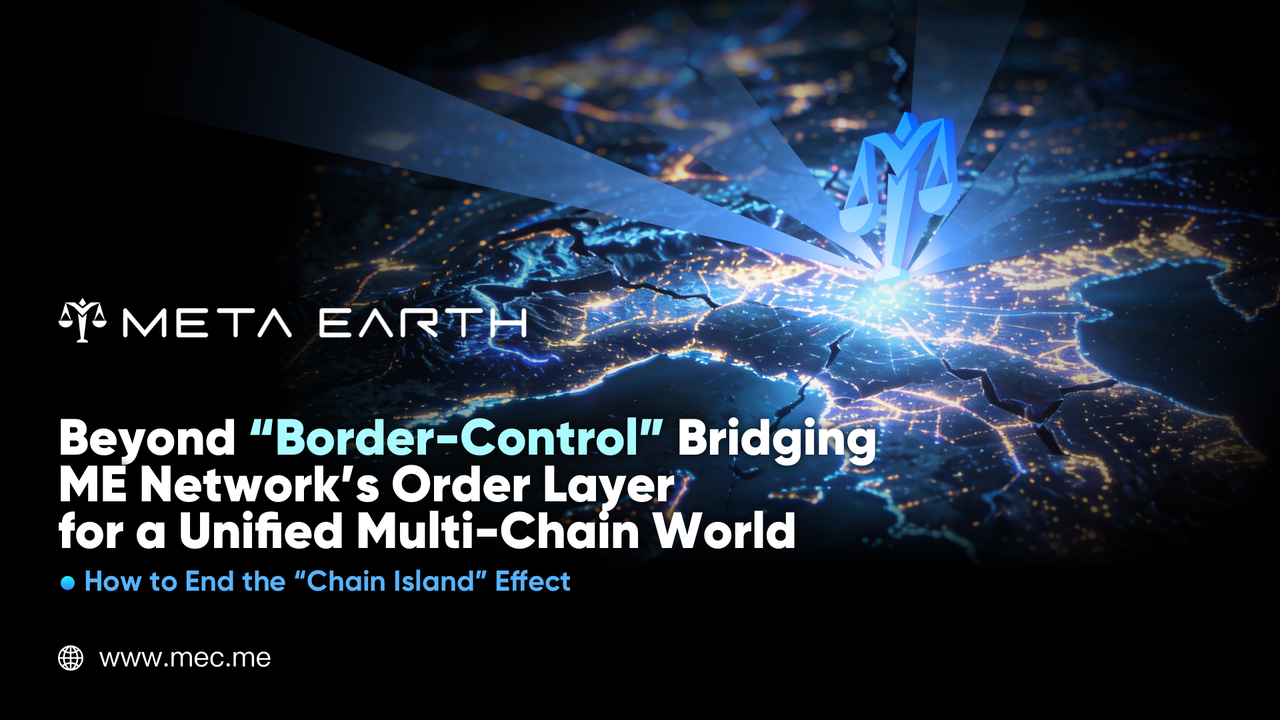 Beyond “Border-Control” Bridging: ME Network’s Order Layer for a Unified Multi-Chain World