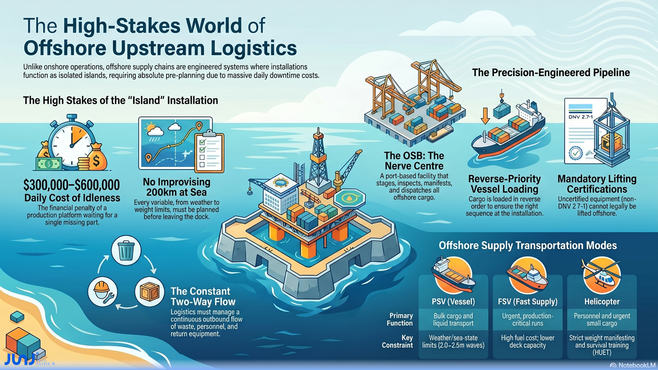 From Supply Base to Platform: The Offshore Upstream Supply Chain in Oil & Gas