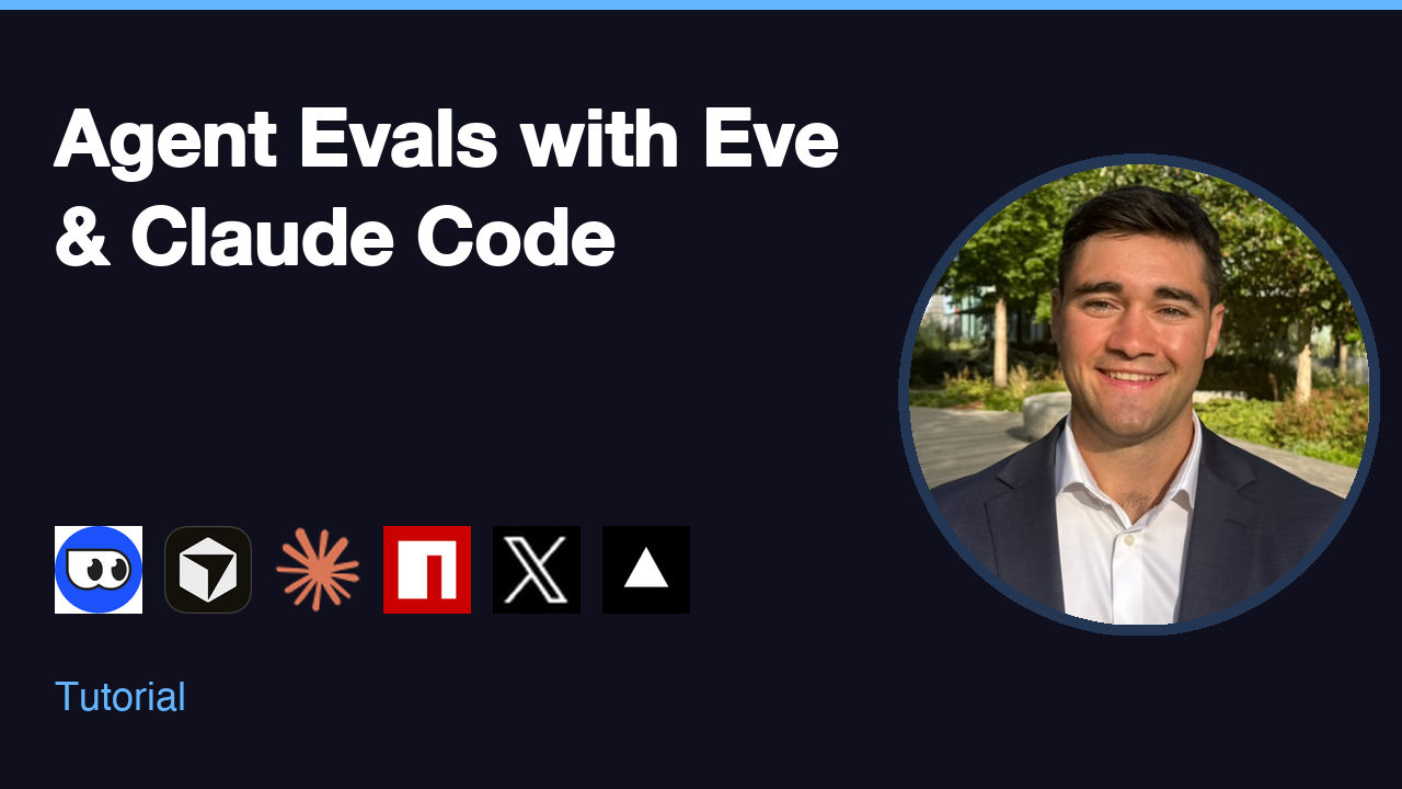 Build Agent Evals with Claude Code & Eve Framework (Full Tutorial)