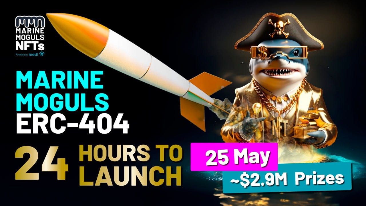 24 Hours To Marine Moguls ERC-404 Launch