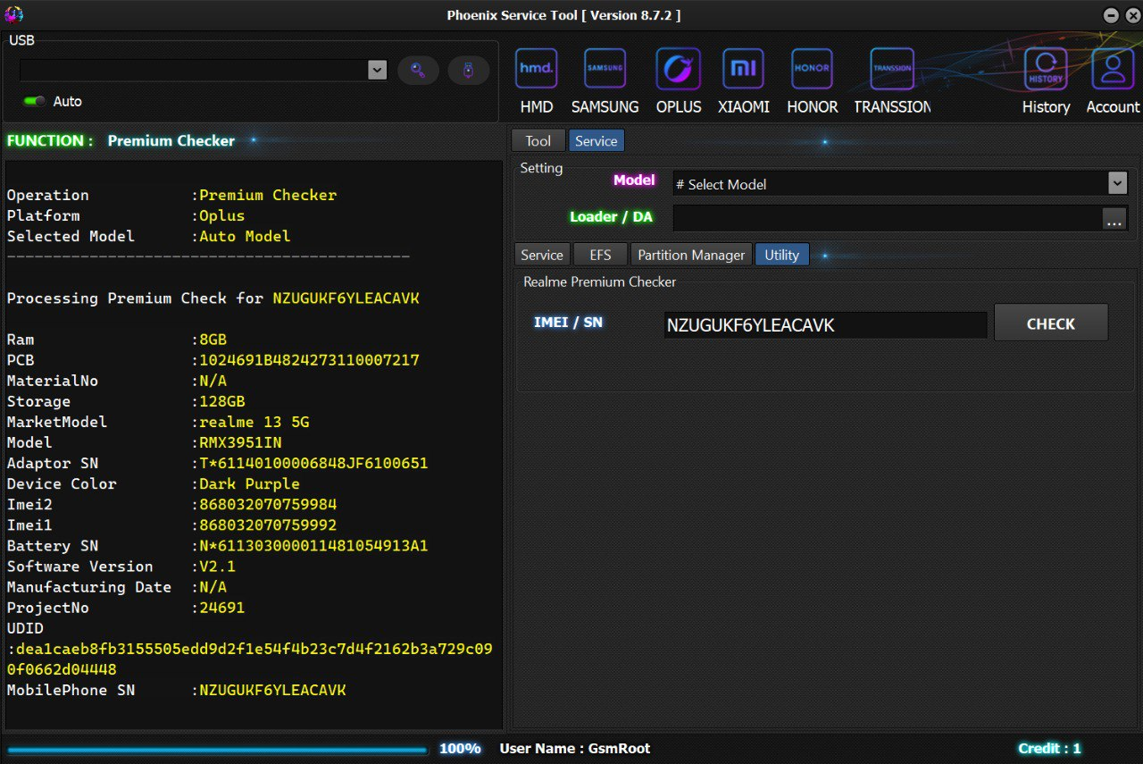 Phoenix Service Tool — Version 8.7.2 Added Auto Update Feature