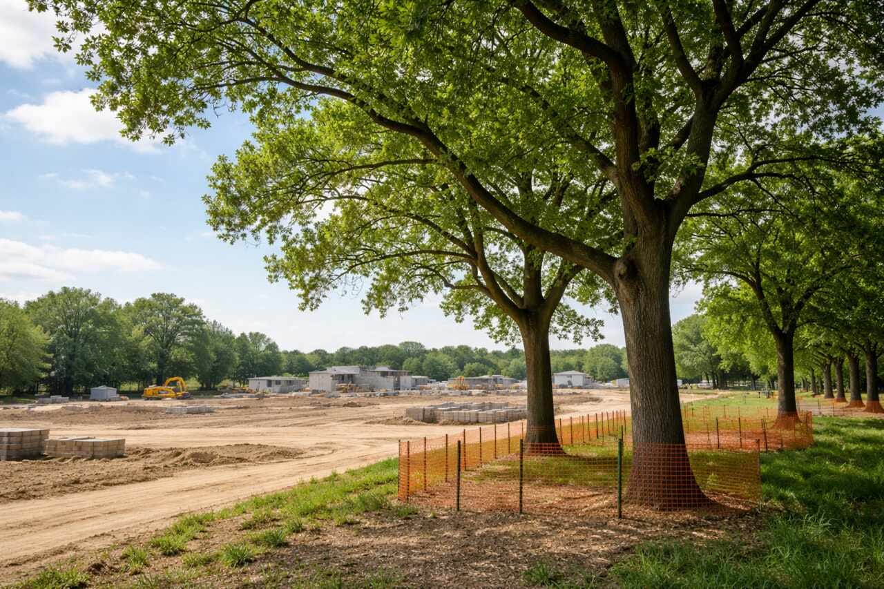 How a Tree Protection Plan Keeps Development Sites Moving