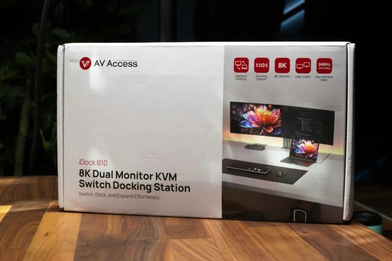 AV Access iDock B10 REVIEW A Smart KVM Dock for Mac and PC Setups