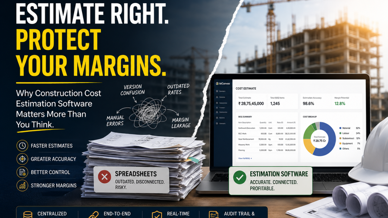 Construction Cost Estimation Isn’t About Winning More Bids. It’s About Protecting Your Margins.