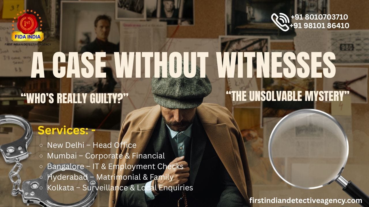 Reliable Detective Agency in Delhi for Surveillance and Background Checks