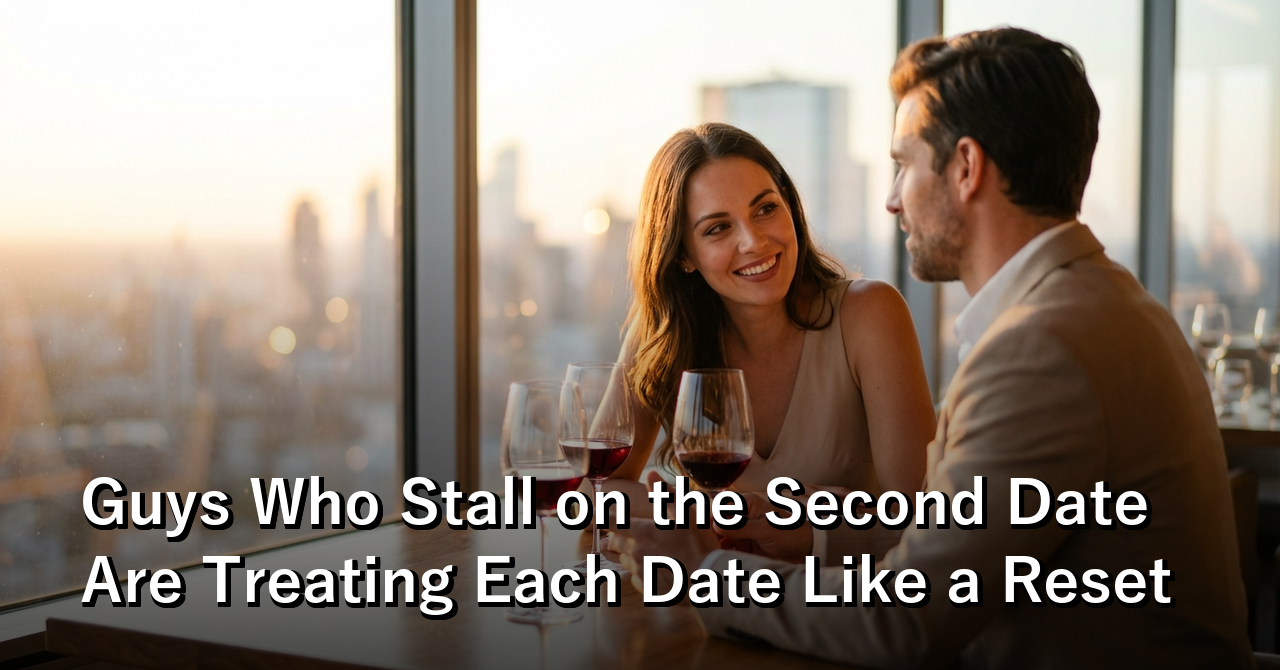 Guys Who Stall on the Second Date Are Treating Each Date Like a Reset