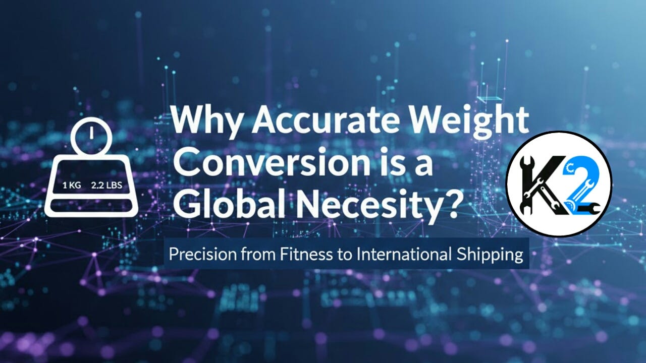 Why Accurate Weight Conversion is a Global Necessity? (Kg to Ibs)