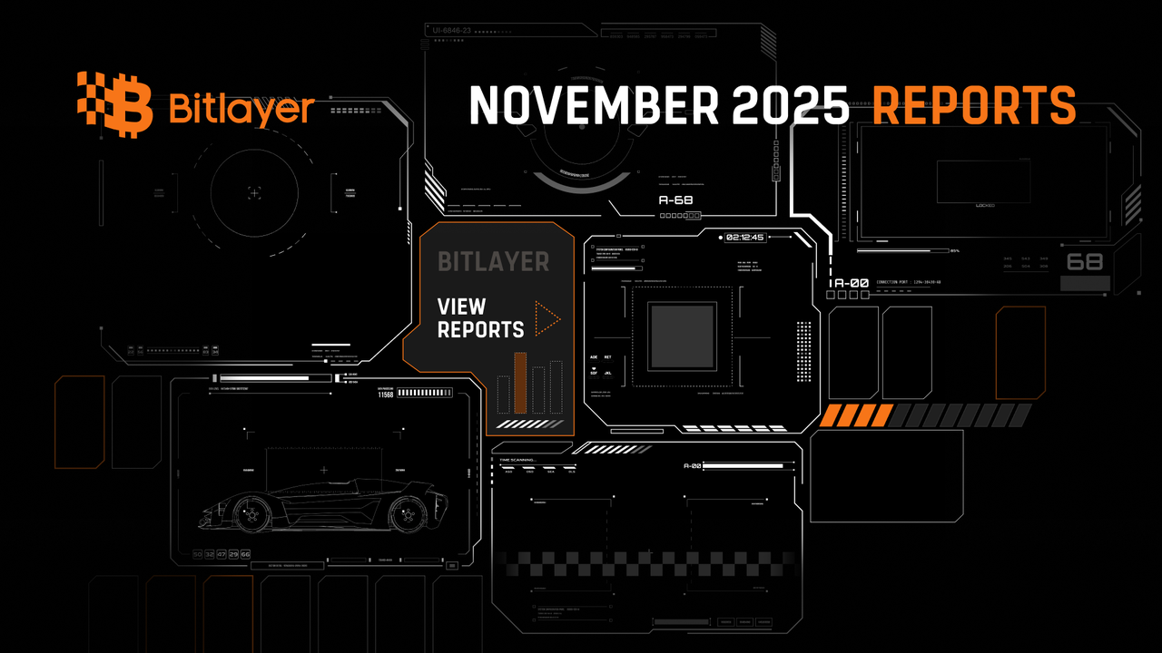 Bitlayer Monthly Report — November 2025