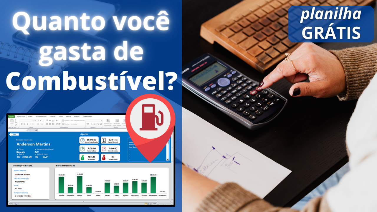 💢[Baixe Agora] Planilha de Controle de Combustível Excel — Cálculo Consumo de Combustível
