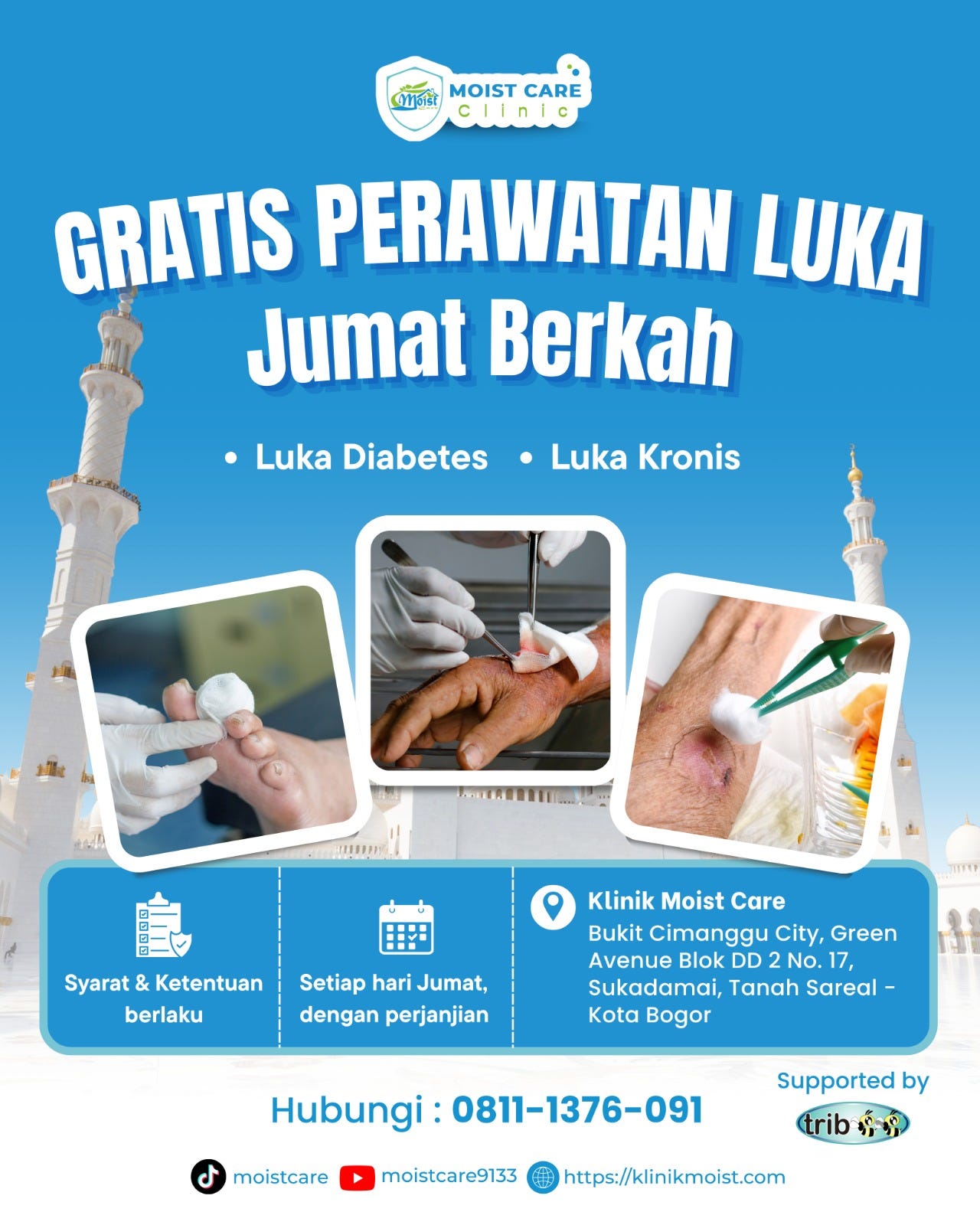 🌿 Jumat Berkah — Peduli Kesehatan Luka 🌿