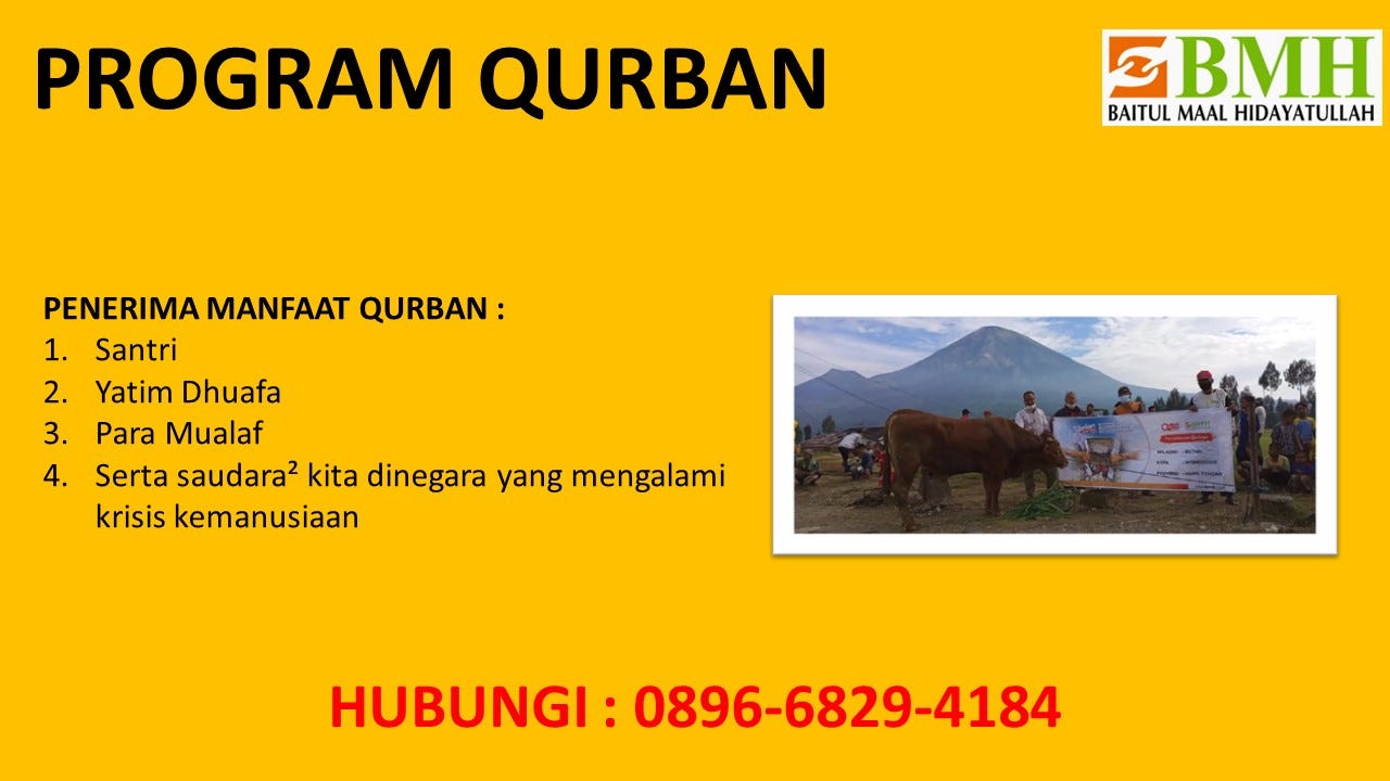 TERPERCAYA!!! Call WA 0896 6829 4184 Menerima Hewan Kurban Di Trenggalek