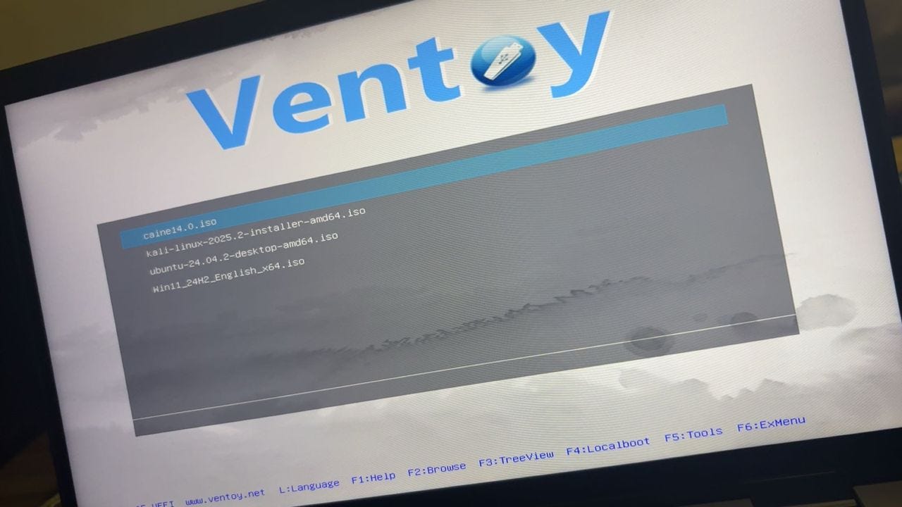 How I Dual Booted Kali Linux with Windows Using Ventoy
