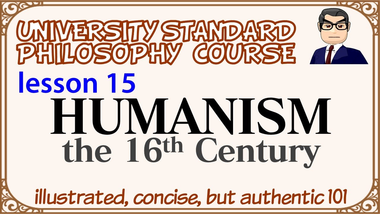 lesson 15. HUMANISM: the Age of the Ordinary People: 16C