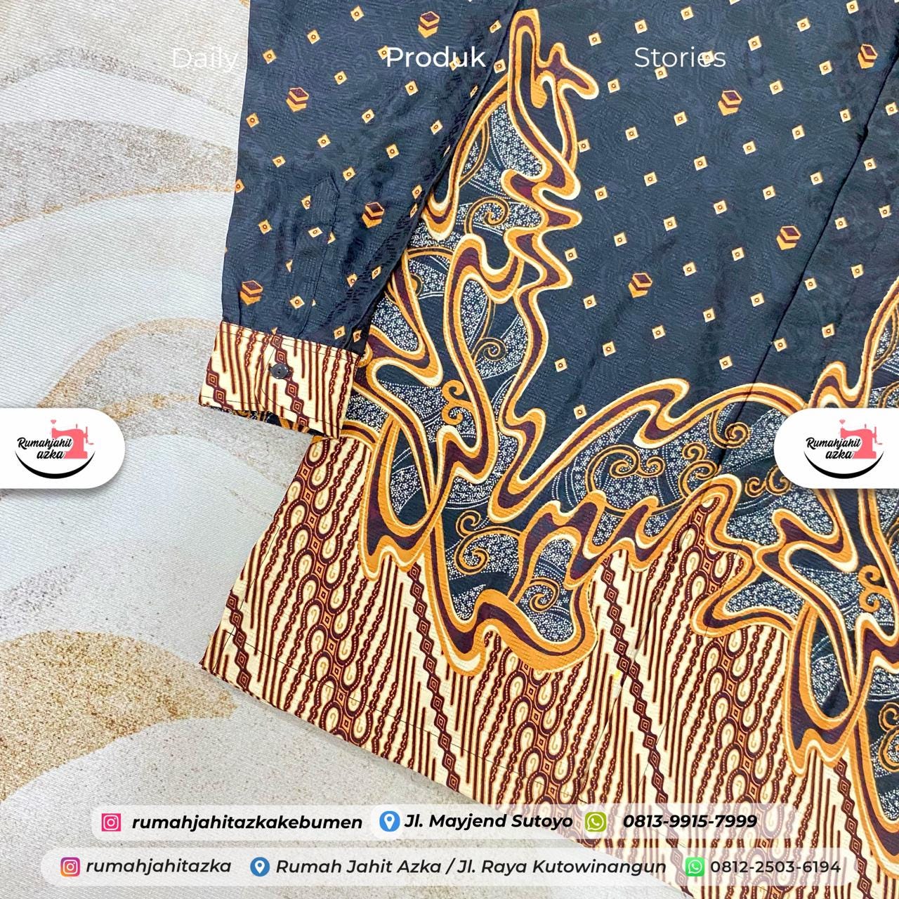 Seragam Umroh Keluarga Custom by Rumah Jahit Azka