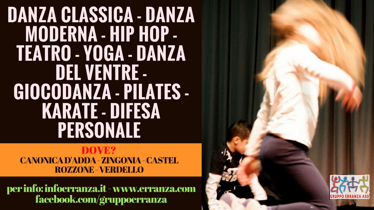 Invito ai nostri corsi per bambini, ragazzi e adulti
