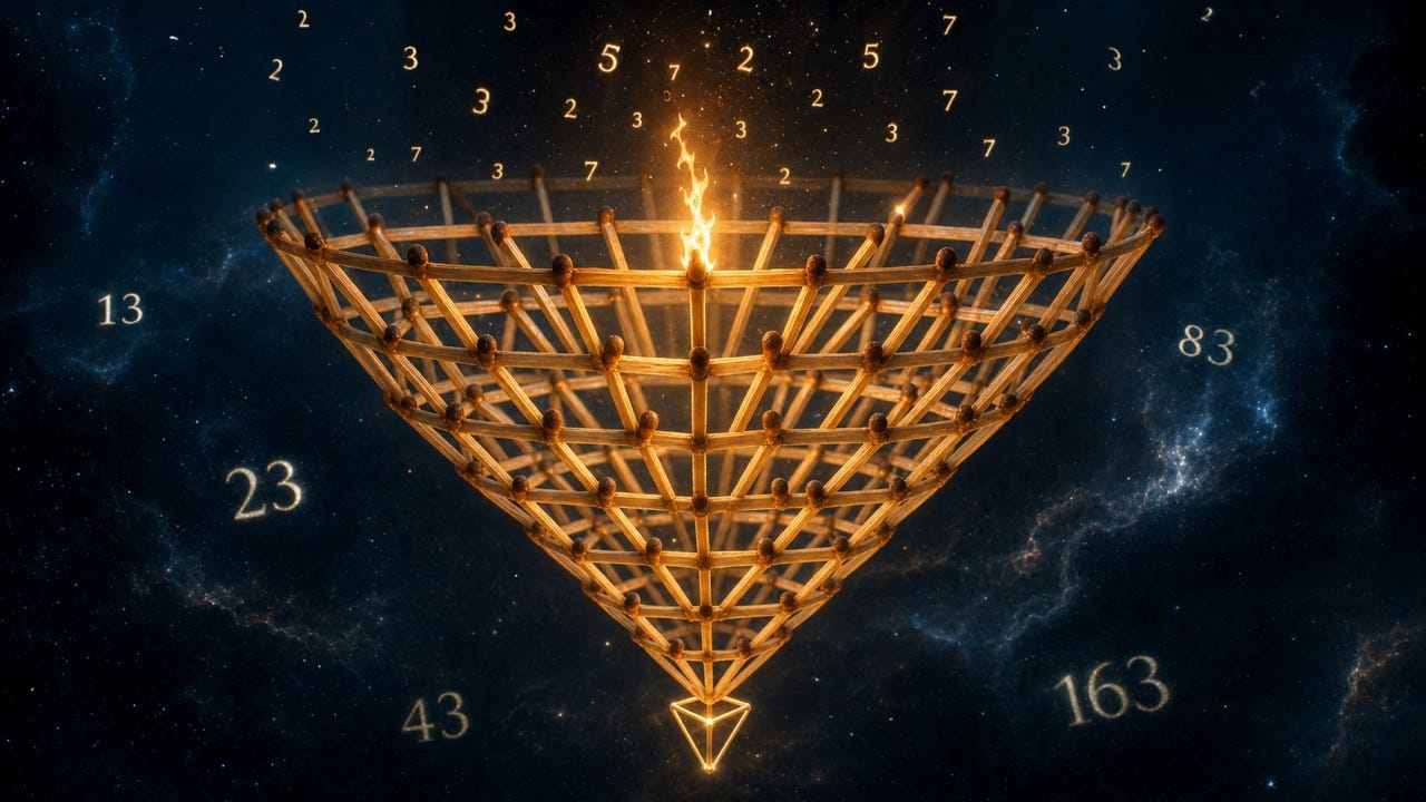 Bertrand’s Postulate: A Dome of Matchsticks Has to Hold a Prime