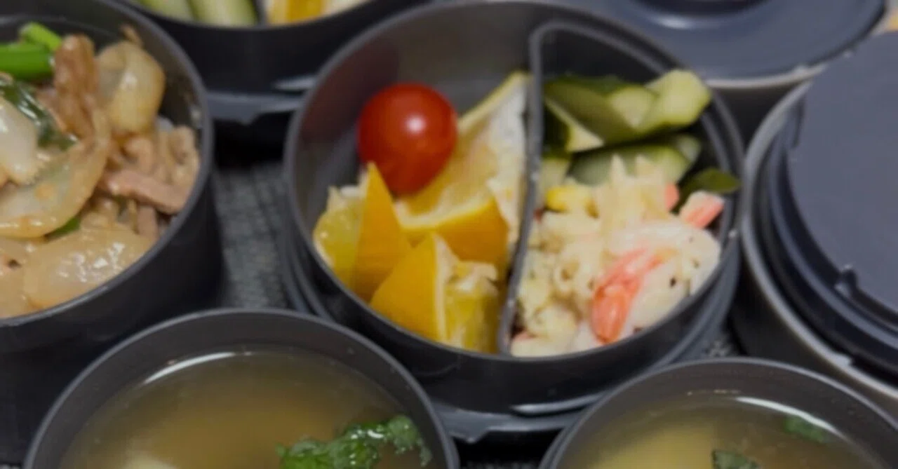 So This Is What a Japanese Bento Is Like A warm lunch from the fourth day of a new school term