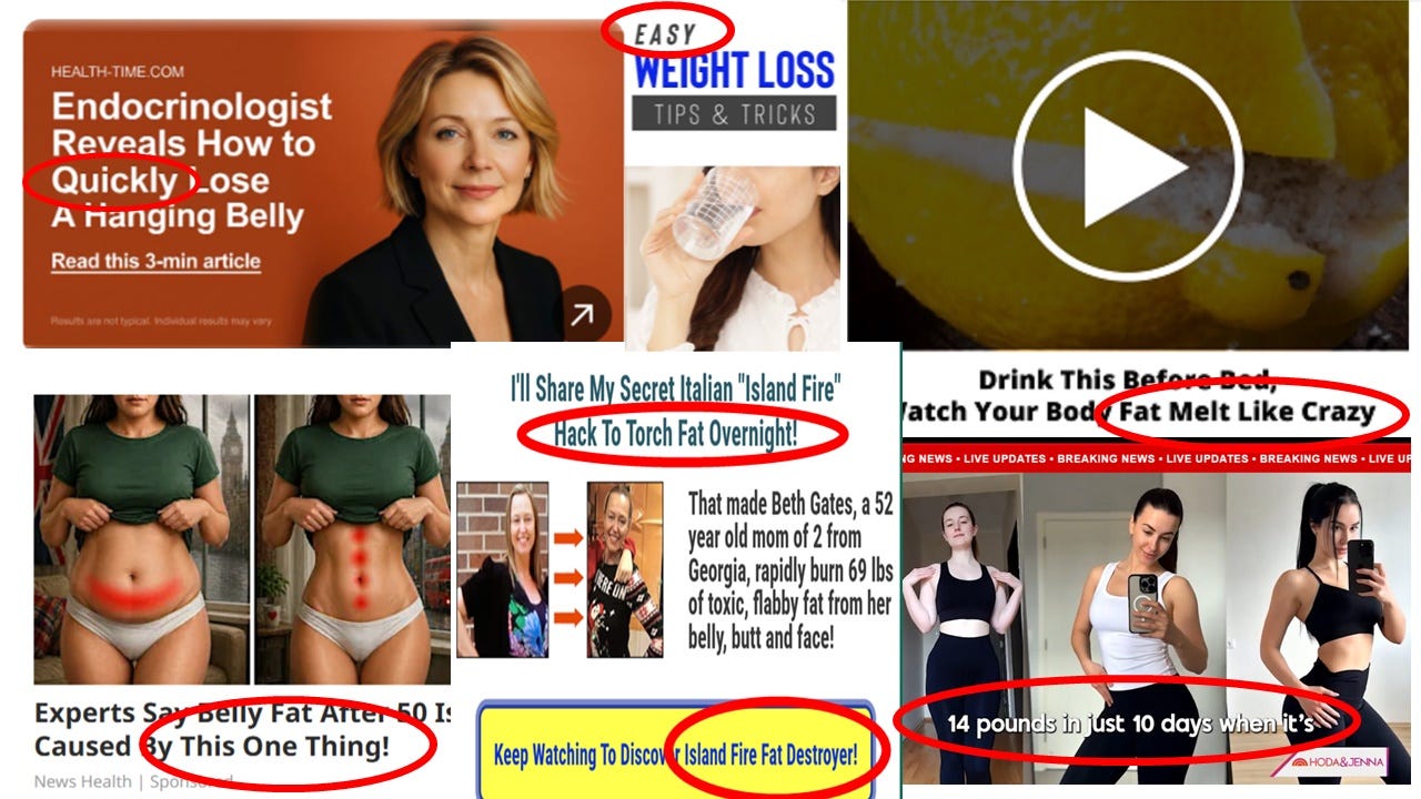 Nothing works for ‘weight-loss’ — because of this… lies and impossible claims causes unrealistic expectations about what fat reduction really is.