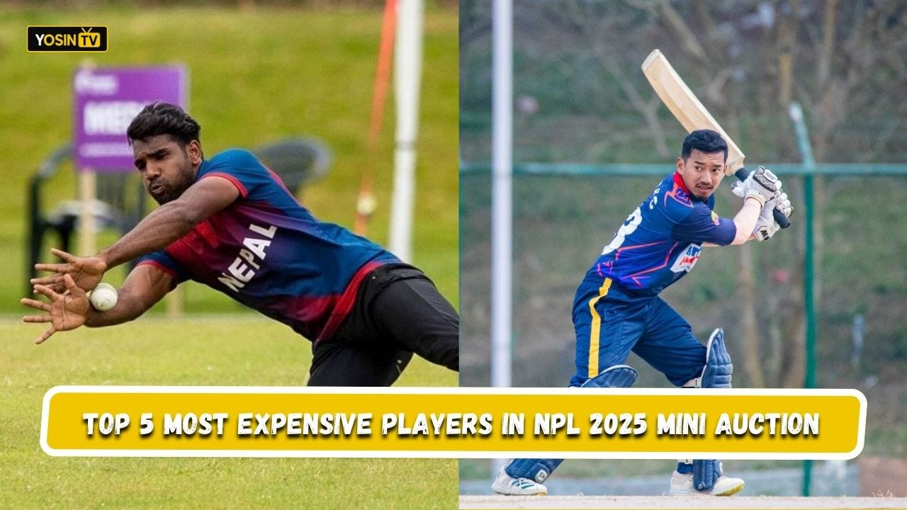 Top 5 Most Expensive Players in NPL 2025 Mini Auction
