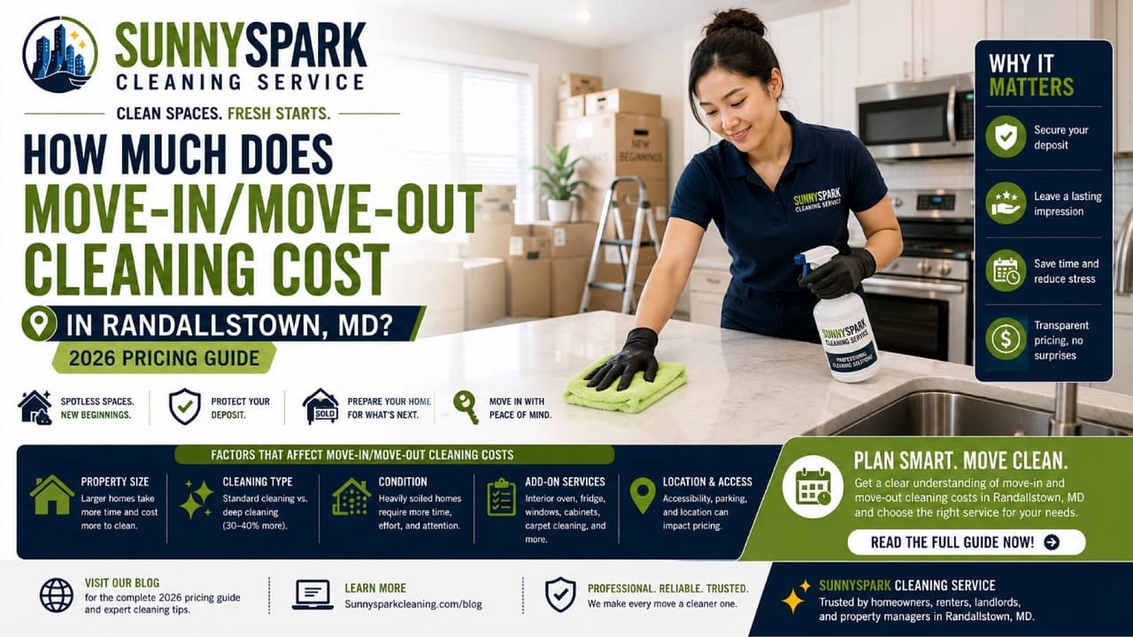 How Much Does Move-In/Move-Out Cleaning Cost in Randallstown, MD? (2026 Pricing Guide)