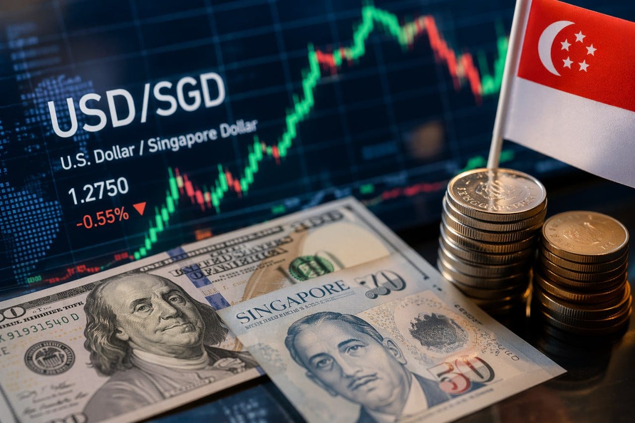 📊 Singapore Dollar Strengthens Against USD