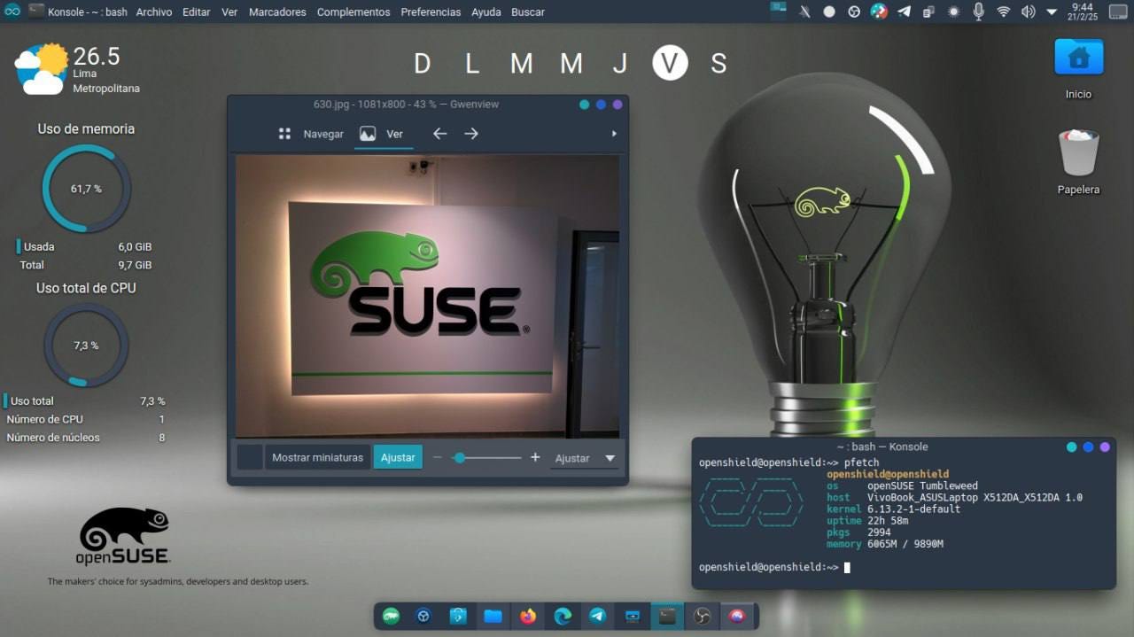 ¿Porque elegí openSUSE Tumbleweed?