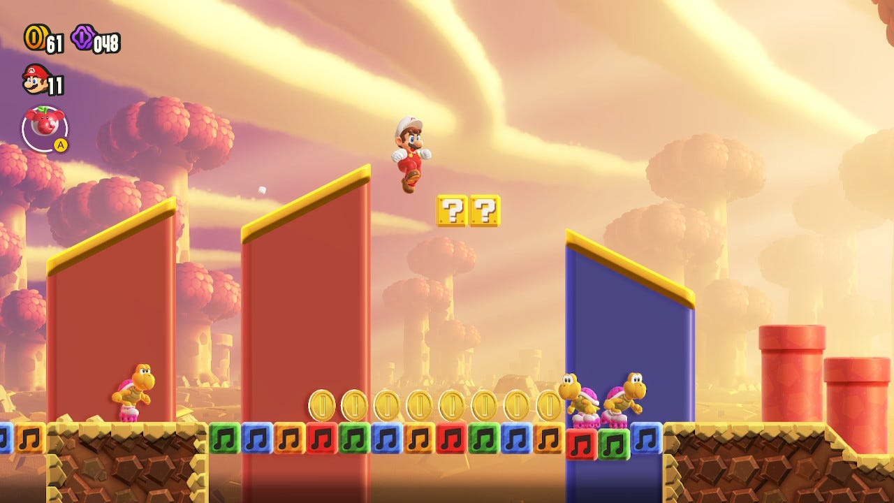 Some Koopa Troopas Roller Derby in this game. Somewhere, Hollys Hooks is pleased.