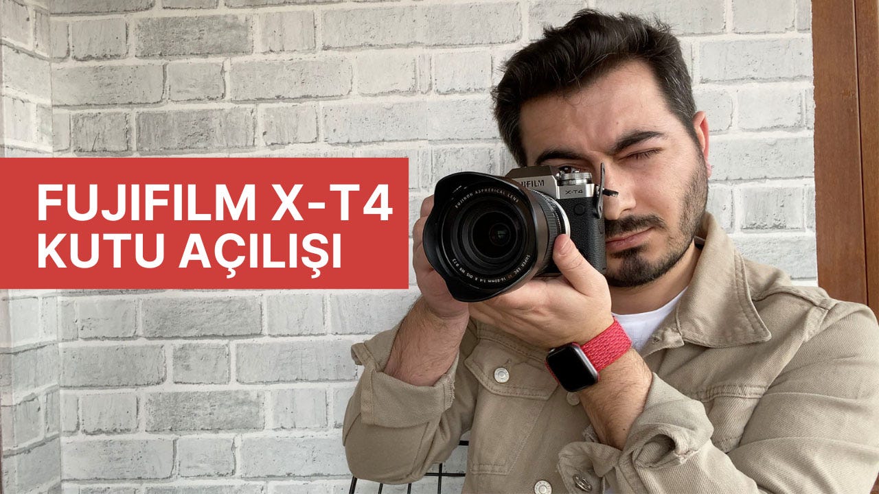 Fujifilm X-T4 Fotoğraf Makinesi ve Fujinon XF16–80mm Lens Kit Kutu Açılışı