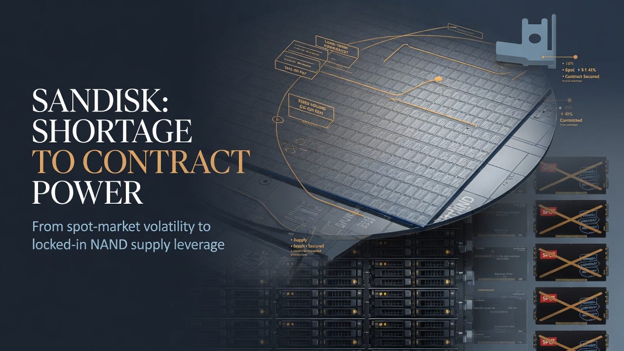 Sandisk Used an AI Shortage to Rewrite the NAND Business. That’s the Real Story.