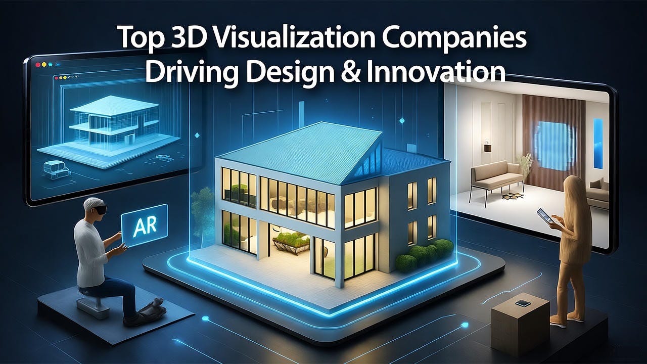 Top 3D Visualization Services Companies Revolutionizing Design and Innovation