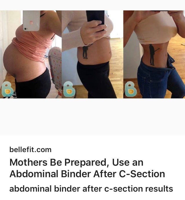 Waist Binding Before And After