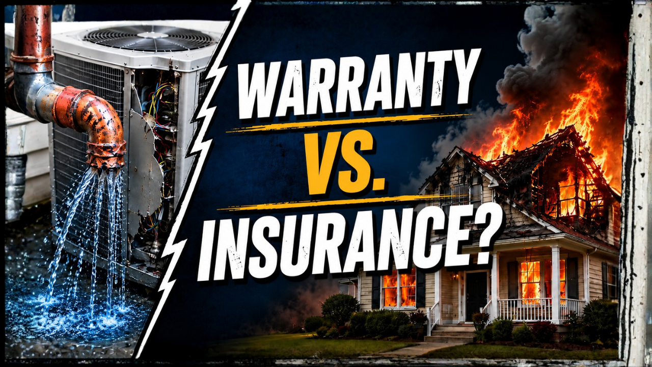 Home Warranty vs. Home Insurance: Key Differences for Irvine and Newport Beach homes.