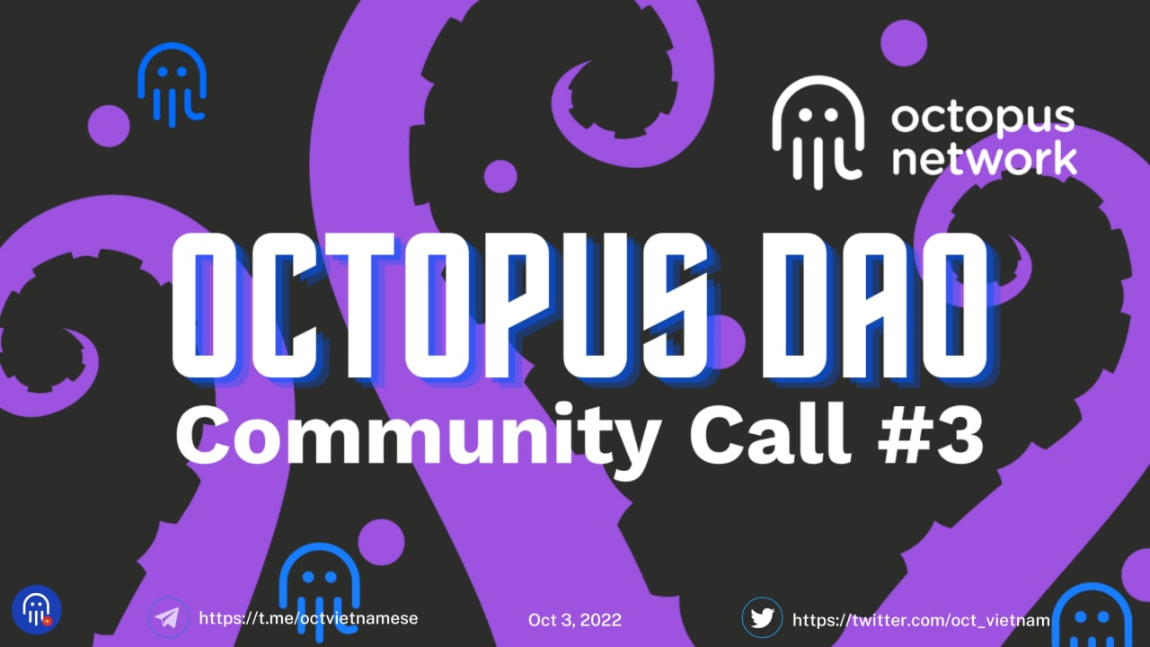 Điểm nổi bật Octopus DAO Community Call #3 tháng 9