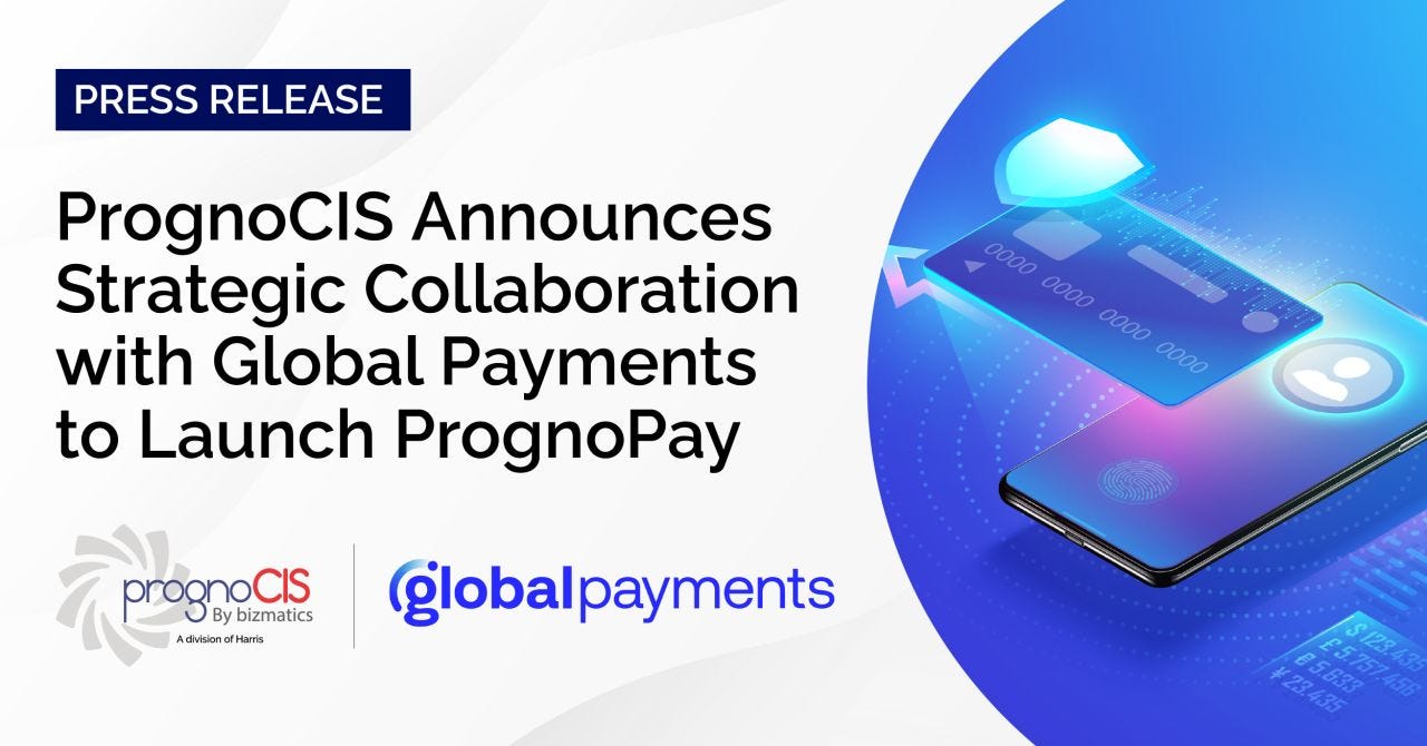 PrognoCIS Announces Strategic Collaboration with Global Payments to Launch PrognoPay