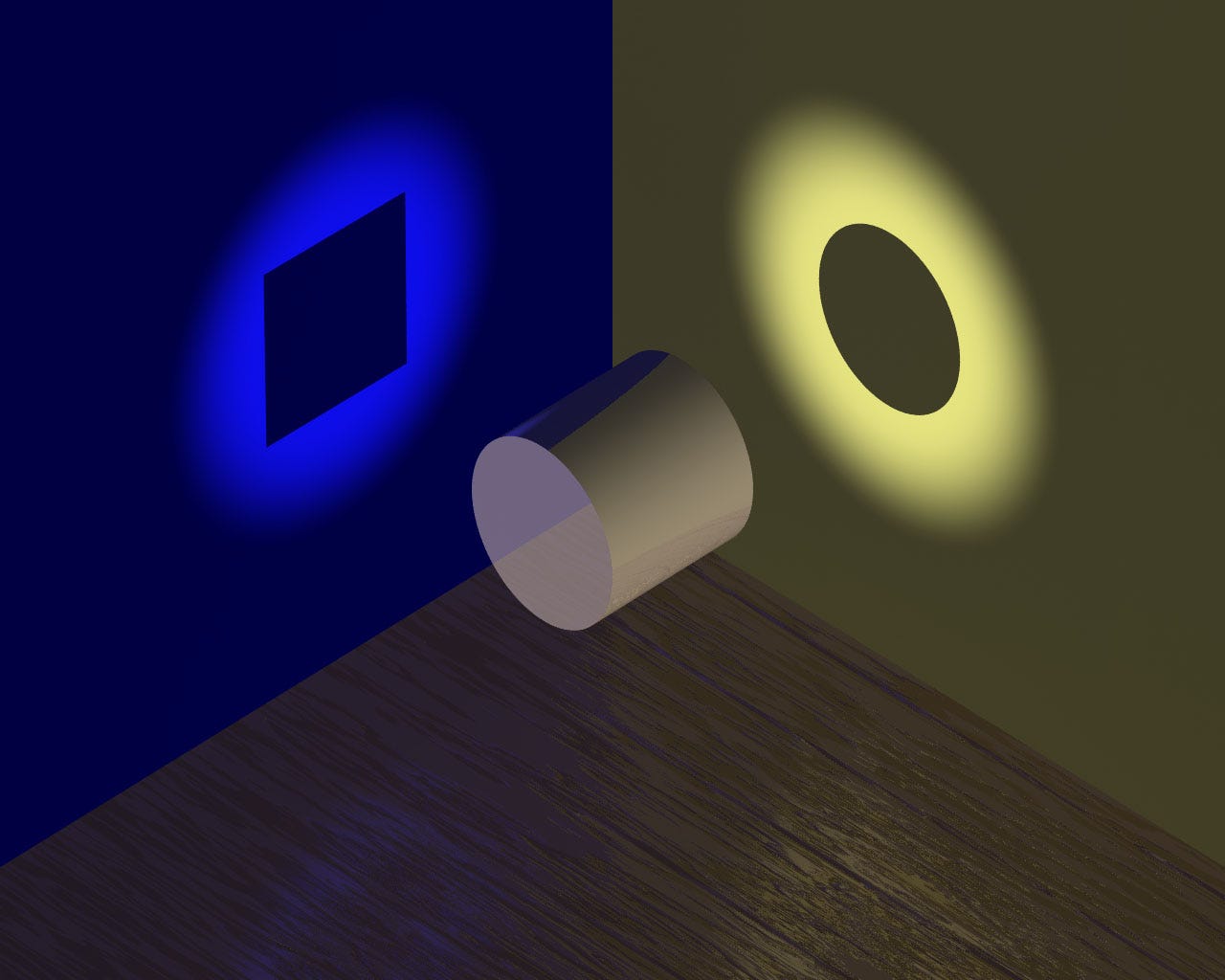 Jean-Christophe, Dualite, BENOIST (An artistic representation of Wave Particle Duality)