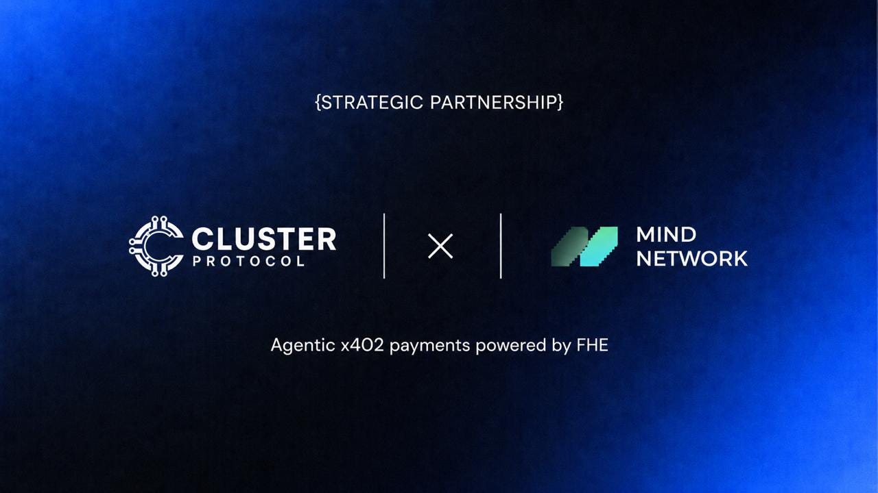 Cluster x Mind Network: Confidential Payments for Autonomous Agents