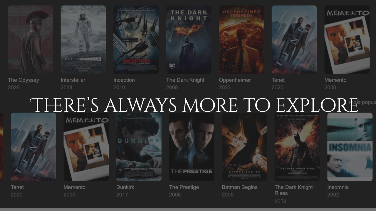 Why Nolan’s Movies Speak to Me Long After the Screen Fades