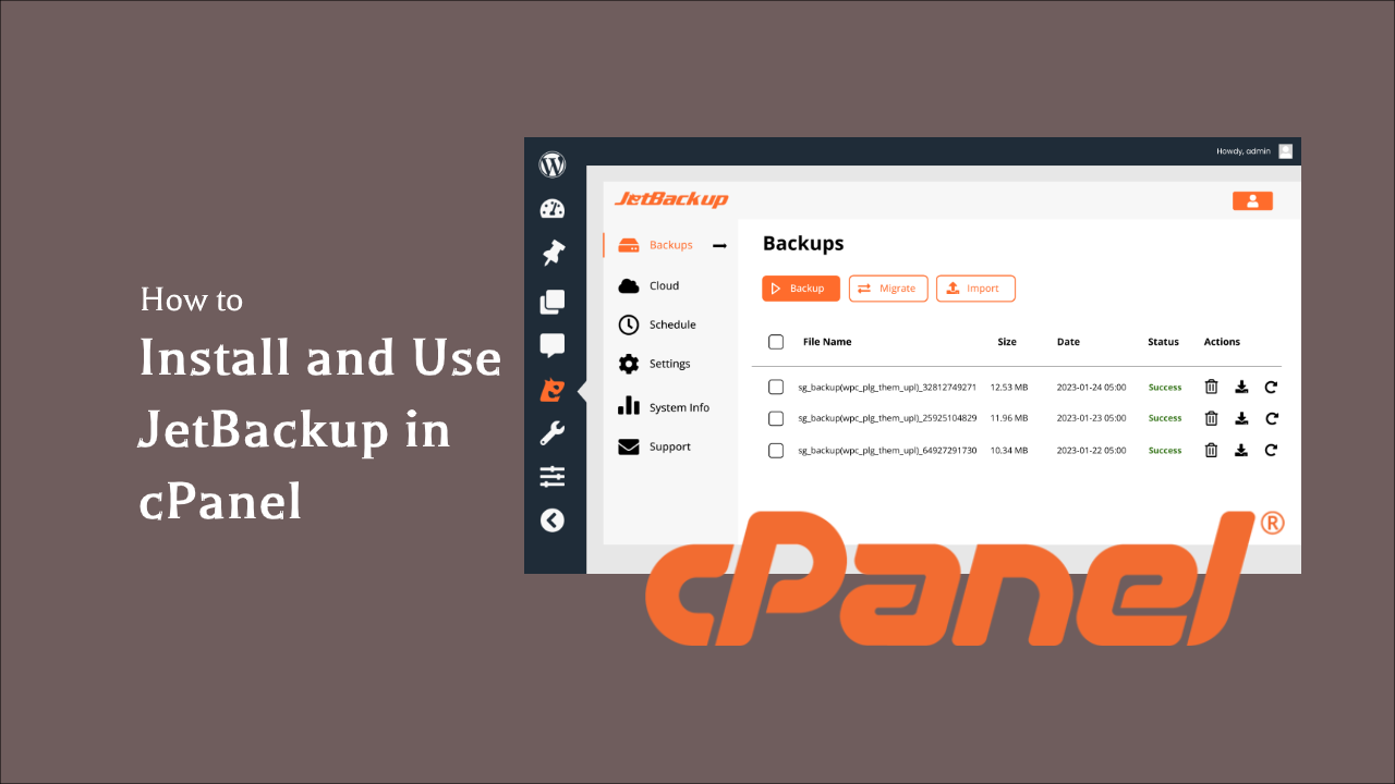 How to Install and Use JetBackup in cPanel